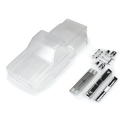 1982 Chevy K-10 Clear Body Set w/Scale Molded Accs
