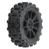 Badlands MX 1.9" All-Terrain Buggy Tires (4) Mounted on Mach-10 Black 1.9" 12mm Hex Wheels for Typhon GROM 4x4 Front or Rear