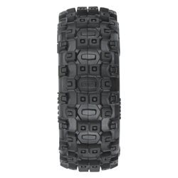 Badlands MX 1.9" All-Terrain Buggy Tires (4) Mounted on Mach-10 Black 1.9" 12mm Hex Wheels for Typhon GROM 4x4 Front or Rear