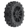 Badlands MX 1.9" All-Terrain Buggy Tires (4) Mounted on Mach-10 Black 1.9" 12mm Hex Wheels for Typhon GROM 4x4 Front or Rear