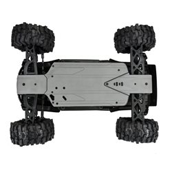 Bash Armor Chassis Protector (Stone Gray) for ARRMA 3S Long WB