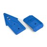 Bash Armor F/R Skid Plates (Blue) for ARRMA 3S Vehicles
