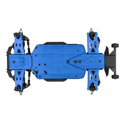 Bash Armor Front Suspension Arms (Blue) for ARRMA 3S Vehicles