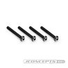 3x22mm Top Hat Titanium screw, stealth black - 4pc