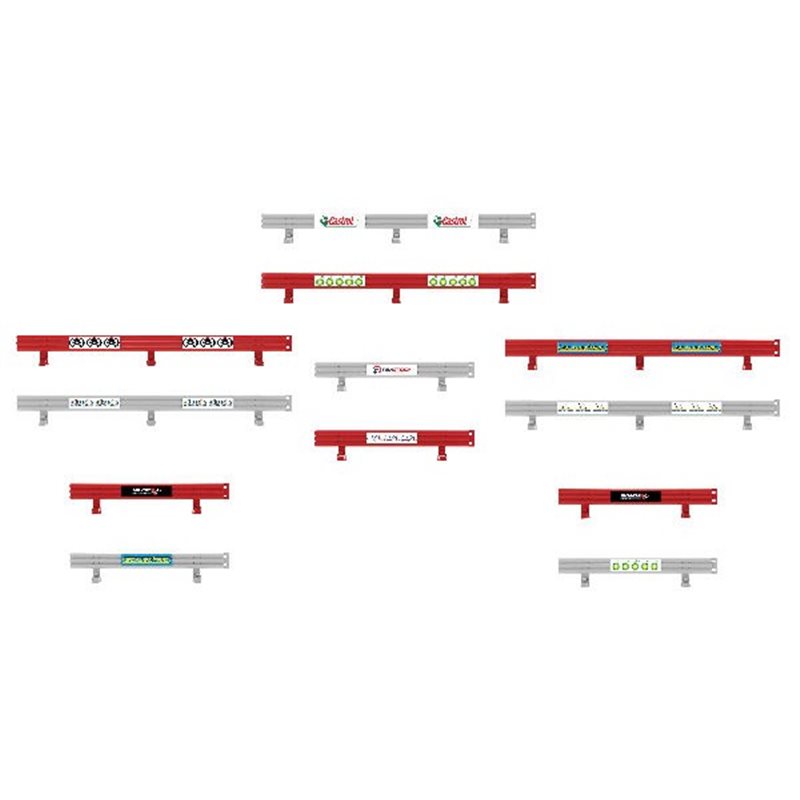Scalextric Crash Barriers With Stickers