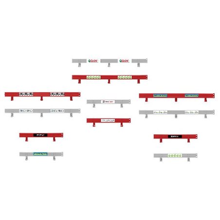 Scalextric Crash Barriers With Stickers