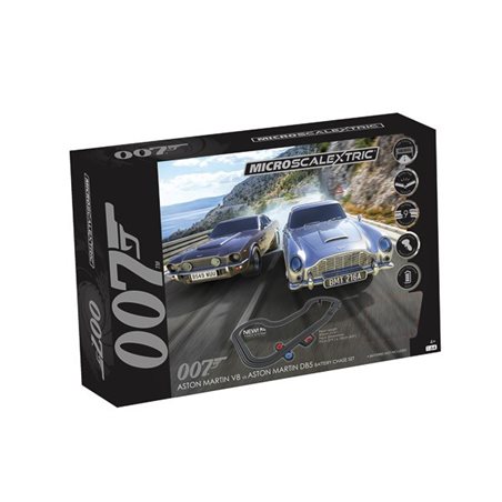 Micro Scalextric James Bond 007 Race Set - Battery