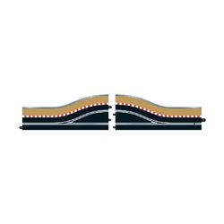Pit Lane Track (right hand) - Includes sensor 2pcs