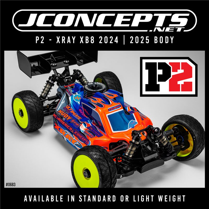 P2 - XRAY XB8 2024 | 2025 body, lightweight P2 - XRAY XB8 2024 | 2025 body, lightweight