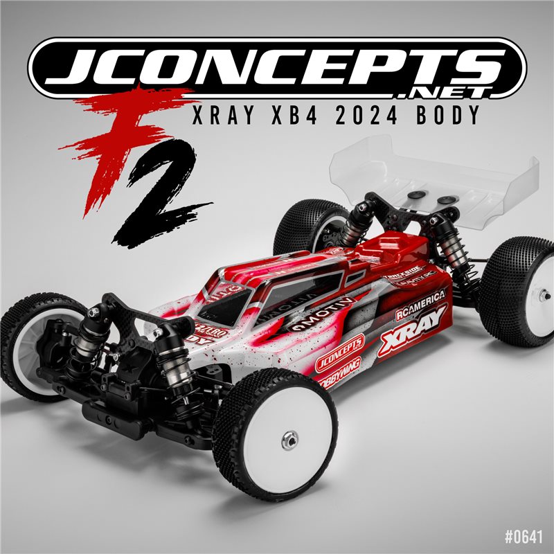 F2 - XRAY XB4 2024 w/carpet | turf | dirt wing F2 - XRAY XB4 2024 w/carpet | turf | dirt wing