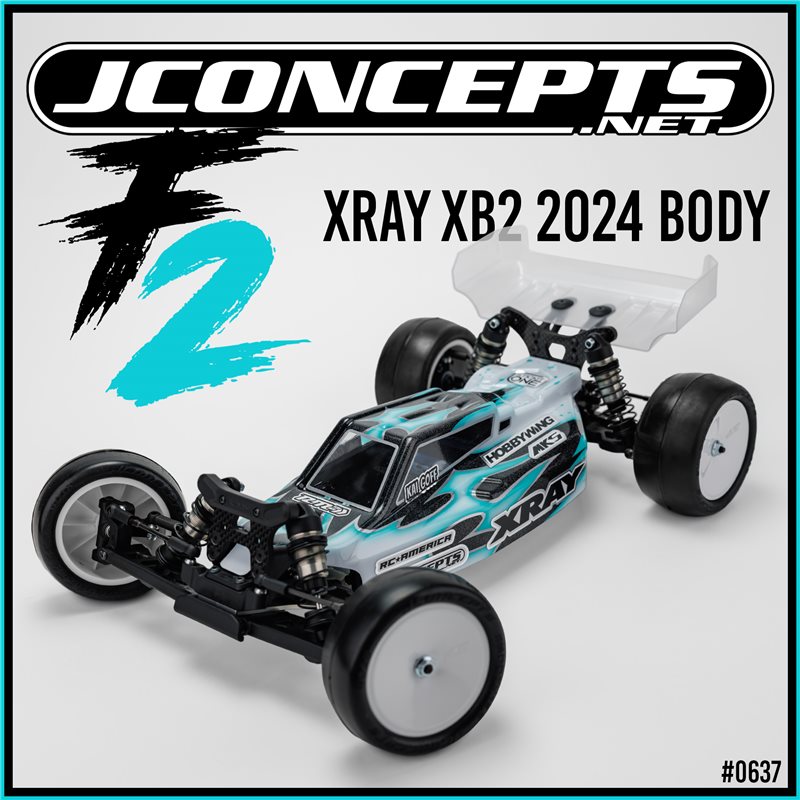 F2 - XRAY XB2 2024 w/carpet | turf | dirt wing, light-weight F2 - XRAY XB2 2024 w/carpet | turf | dirt wing, light-weight