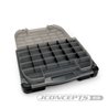 JConcepts tool box w/upper storage, black / smoke gray (~14.5" x 11" x 2.375" x upper storage) JConcepts tool box w/upper storage, black / smoke gray (~14.5" x 11" x 2.375" x upper storage)