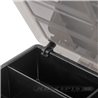 JConcepts tool box w/upper storage, black / smoke gray (~14.5" x 11" x 2.375" x upper storage)