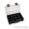JConcepts hardware storage box, black / smoke gray (~8" x 5.50" x 1.5") JConcepts hardware storage box, black / smoke gray (~8" x 5.50" x 1.5")