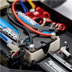 JConcepts - 4-40 future thumb nut w/ set screw, 2pc - blue