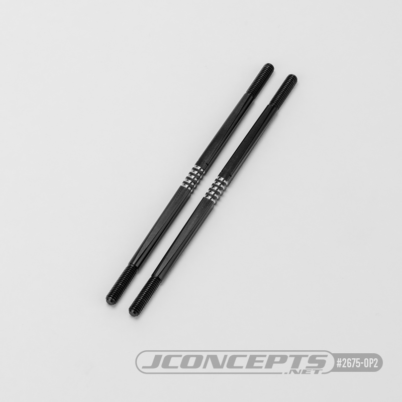 JConcepts - Tekno NT48 2.0 Fin optional Titanium turnbuckle 4x106mm, stealth black - 2pc JConcepts - Tekno NT48 2.0 Fin optional Titanium turnbuckle 4x106mm, stealth black - 2pc