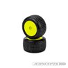 Dirt Trac Mini - green compound, pre-mounted, yellow wheels (Fits - Losi Mini-B | Mini-T rear 2.0)  Dirt Trac Mini - green compound, pre-mounted, yellow wheels (Fits - Losi Mini-B | Mini-T rear 2.0)