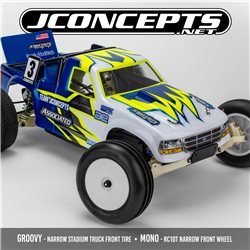 Groovy - blue compound, narrow stadium truck front tire (Fits - JC 3300)