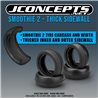 Smoothie 2, thick sidewall - silver compound (Fits - 2.2" 4wd buggy front wheel)