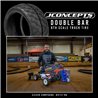 Double Bar - blue compound (Fits - 4.0" 1/8th truck wheel)