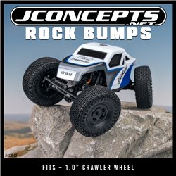 Rock Bumps - green compound, 63mm OD (Fits - 1.0" wheel)