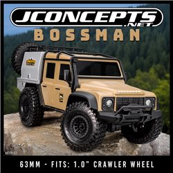Bossman - green compound, 63mm OD (Fits - 1.0" wheel)