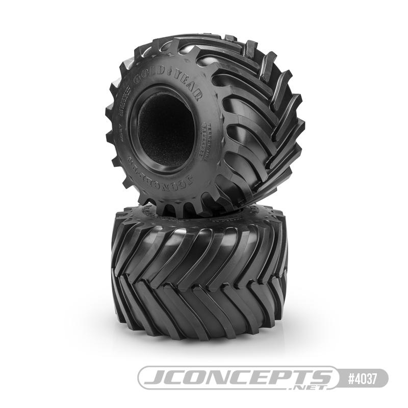 Golden 73's - Monster Truck tire - blue compound (Fits - 3439 3.2 x 3.6" MT wheel)