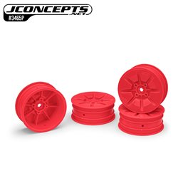 Pioneer - RC10B7 | RC10B7D 2.2" 2wd buggy front wheel (retro pink) - 4pc (Industry standard fit)