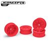 Pioneer - RC10B7 | RC10B7D 2.2" 2wd buggy front wheel (retro pink) - 4pc (Industy standard fit)
