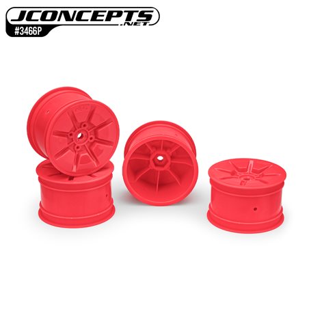 Pioneer - RC10B7 | RC10B7D 2.2" 2wd | 4wd buggy rear wheel (retro pink) - 4pc (industry standard fit)