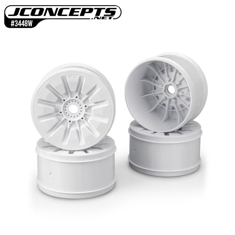 Pioneer - 1:8th truck wheel, 4.0" - white, 4pc Pioneer - 1:8th truck wheel, 4.0" - white, 4pc