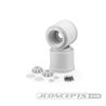 Aggressor - 2.6 x 3.8" 17mm hex Monster Truck wheel, (white) with interchangeable hubs (Traxxas Maxx, Losi LMT) Aggressor - 2.6 x 3.8" 17mm hex Monster Truck wheel, (white) with interchangeable hubs (Traxxas Maxx, Losi LMT)