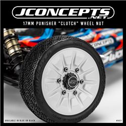 JConcepts - 17mm Punisher "clutch" wheel nut, 4pc - black