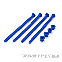 JConcepts - 1/8th truck off-road tire stick - holds 4 mounted tires (blue) - 4pc.