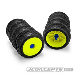 JConcepts - 1/8th truck off-road tire stick - holds 4 mounted tires (blue) - 4pc.