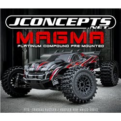 Magma - platinum compound (pre-mounted on 3456 Shuttle wheel for Traxxas Rustler / Rustler 4x4)