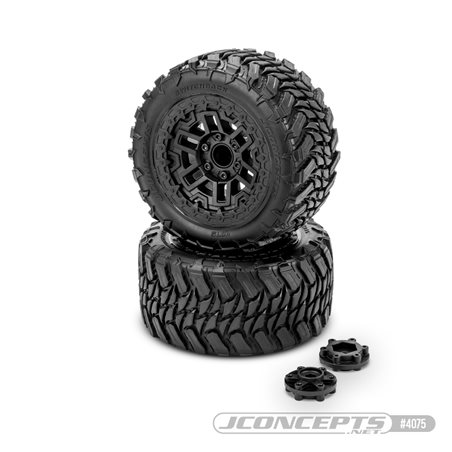 Switchback - platinum compound (pre-mounted on 3456 Shuttle wheel for Traxxas Rustler / Rustler 4x4)