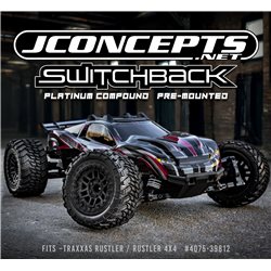 Switchback - platinum compound (pre-mounted on 3456 Shuttle wheel for Traxxas Rustler / Rustler 4x4)