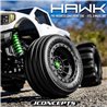 Hawk - Platinum compound, sand front tire - Fits, X-Maxx, XRT, pre-mounted on #3425B JConcepts wheels Hawk - Platinum compound, sand front tire - Fits, X-Maxx, XRT, pre-mounted on #3425B JConcepts wheels