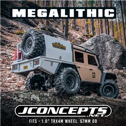 Megalithic - green compound - (Fits - 1.0" TRX4M wheel) - 57mm OD, fits under hard body