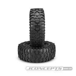Tusk 2.9" - SCX6 tire, green compound - pre-mounted for SCX6 on 3436B Hazard wheels