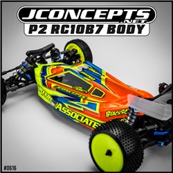 P2 - RC10B7 body w/carpet | turf | dirt wing, light-weight
