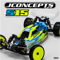 S15 - Schumacher Cougar LD3 body w/ carpet | turf | dirt wing, light-weight