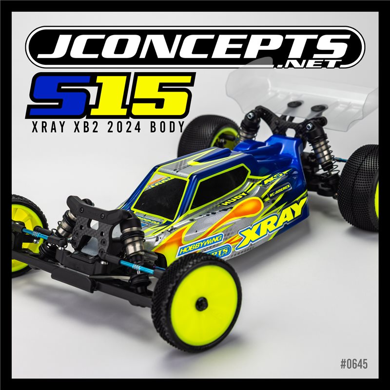 S15 - XRAY XB2 2024 w/carpet | turf | dirt wing, light-weight