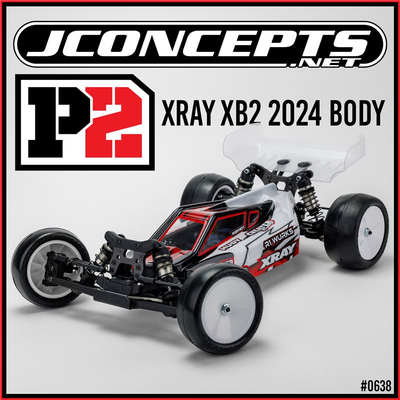 P2 - XRAY XB2 2024 w/carpet | turf | dirt wing P2 - XRAY XB2 2024 w/carpet | turf | dirt wing