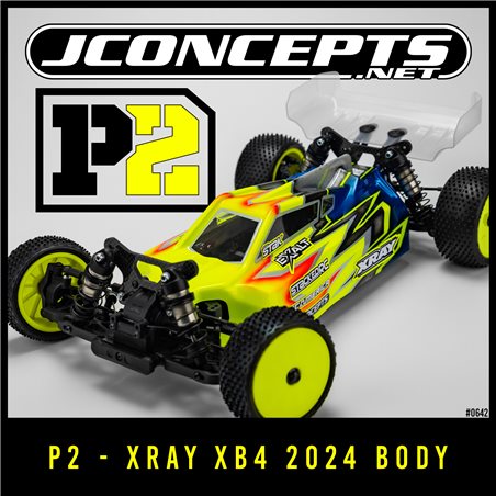 P2 - XRAY XB4 2024 w/carpet | turf | dirt wing, light-weight
