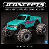 1988 Chevy Snoopnose body (Fits - Mini LMT, includes JC 5230 body mounts)