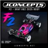 F2 - XRAY XB2 2025 body w/ carpet | turf | dirt wing F2 - XRAY XB2 2025 body w/ carpet | turf | dirt wing