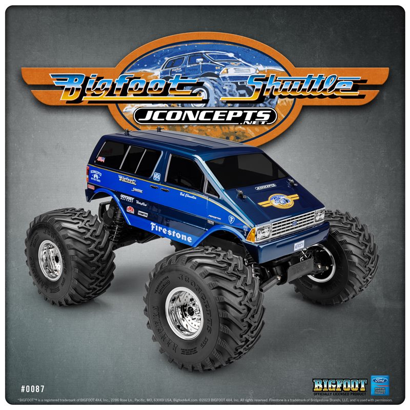 1985 Ford Aerostar, BIGFOOT Shuttle, Traxxas Stampede, 9.75" WB 1985 Ford Aerostar, BIGFOOT Shuttle, Traxxas Stampede, 9.75" WB