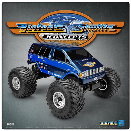 1985 Ford Aerostar, BIGFOOT Shuttle, Traxxas Stampede, 9.75" WB